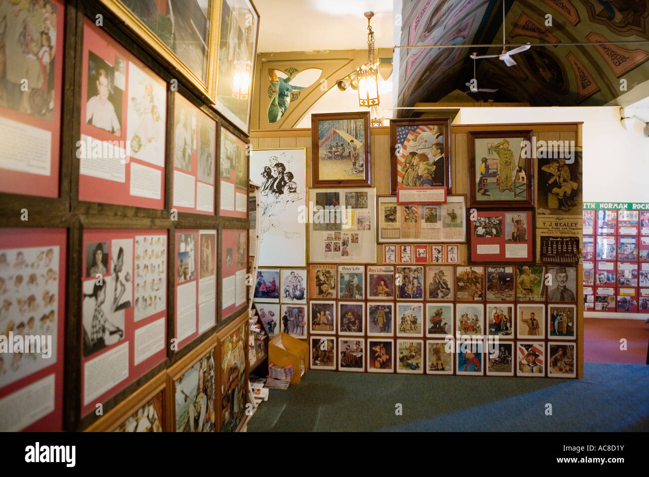 Norman Rockwell Museum Arlington Vermont Bennington County Stock Photo