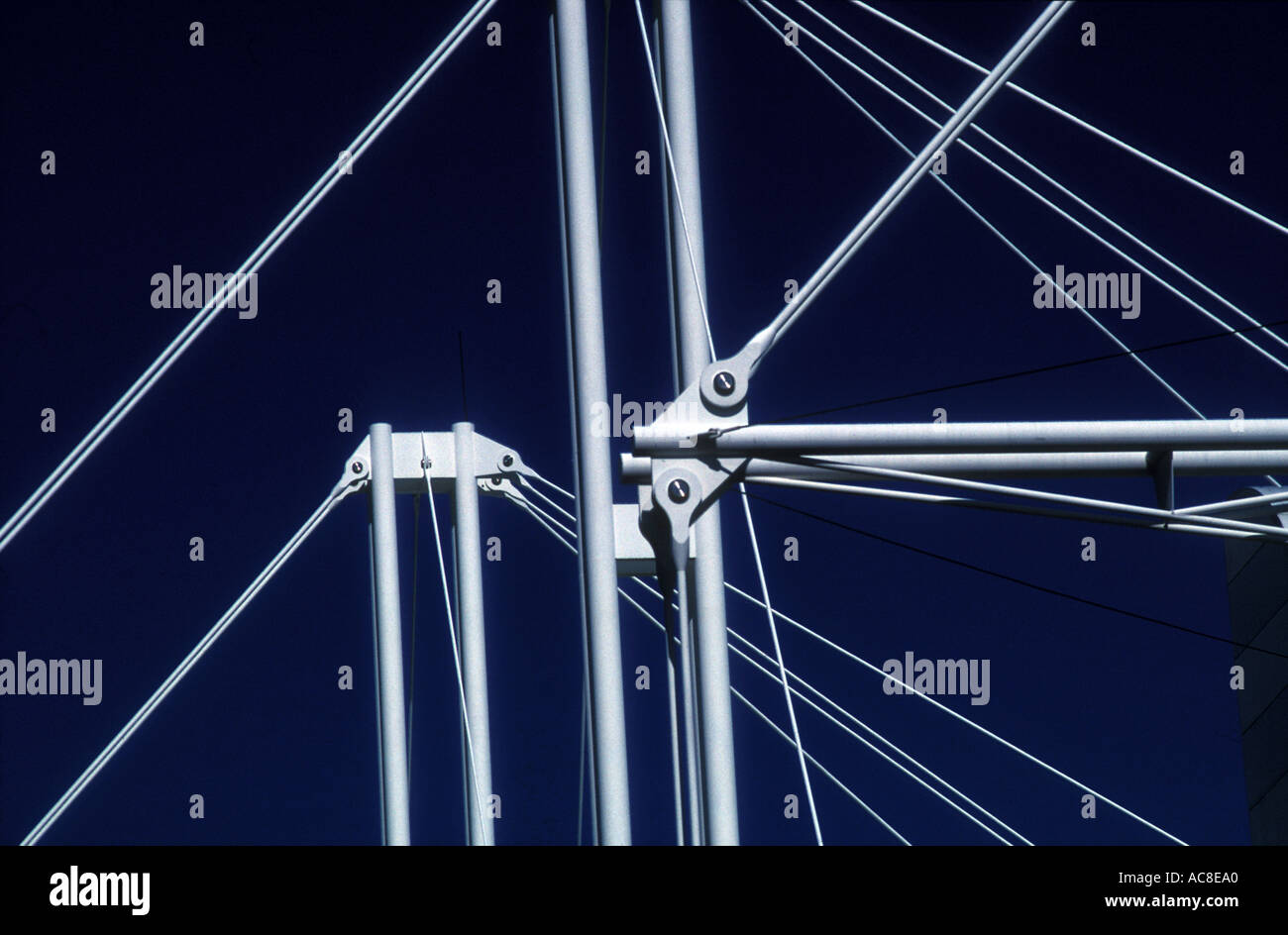 supports for the roof Darling Harbour convention centre new south wales Sydney NSW Australia Australian 1591 Stock Photo