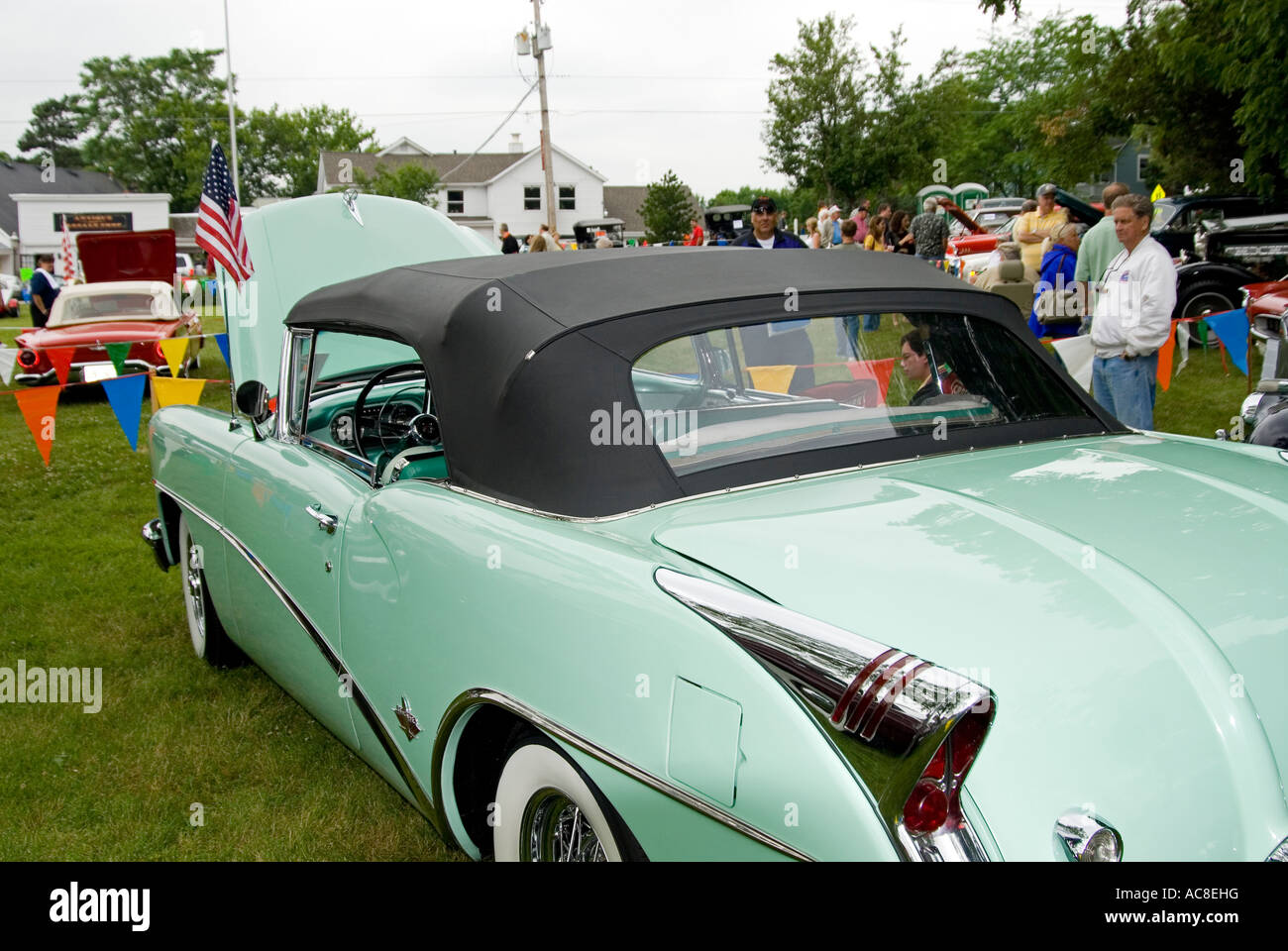 Vintage Car Show USA / Buick Convertible Stock Photo