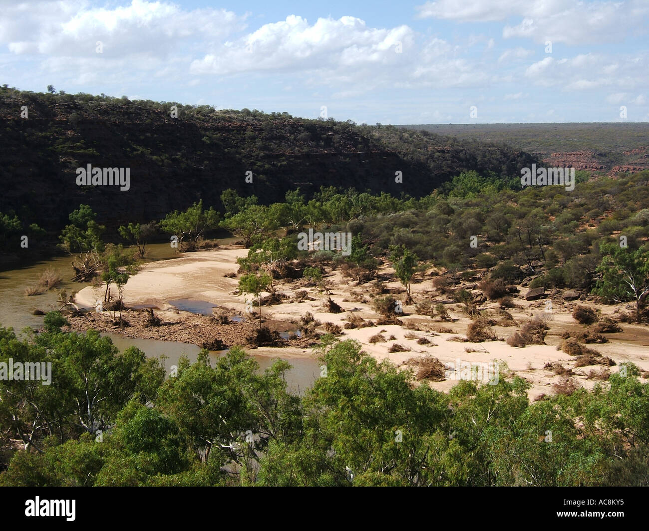 Murchison River, Kalbarri National Park, Western Australia Stock Photo