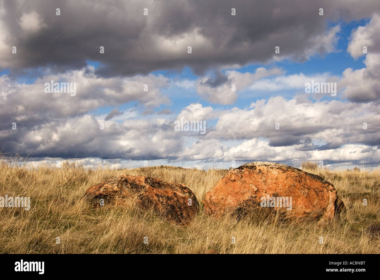 Above Rocks Clouds above rocks atop Steamboat Rock Steamboat Rock State Park ...