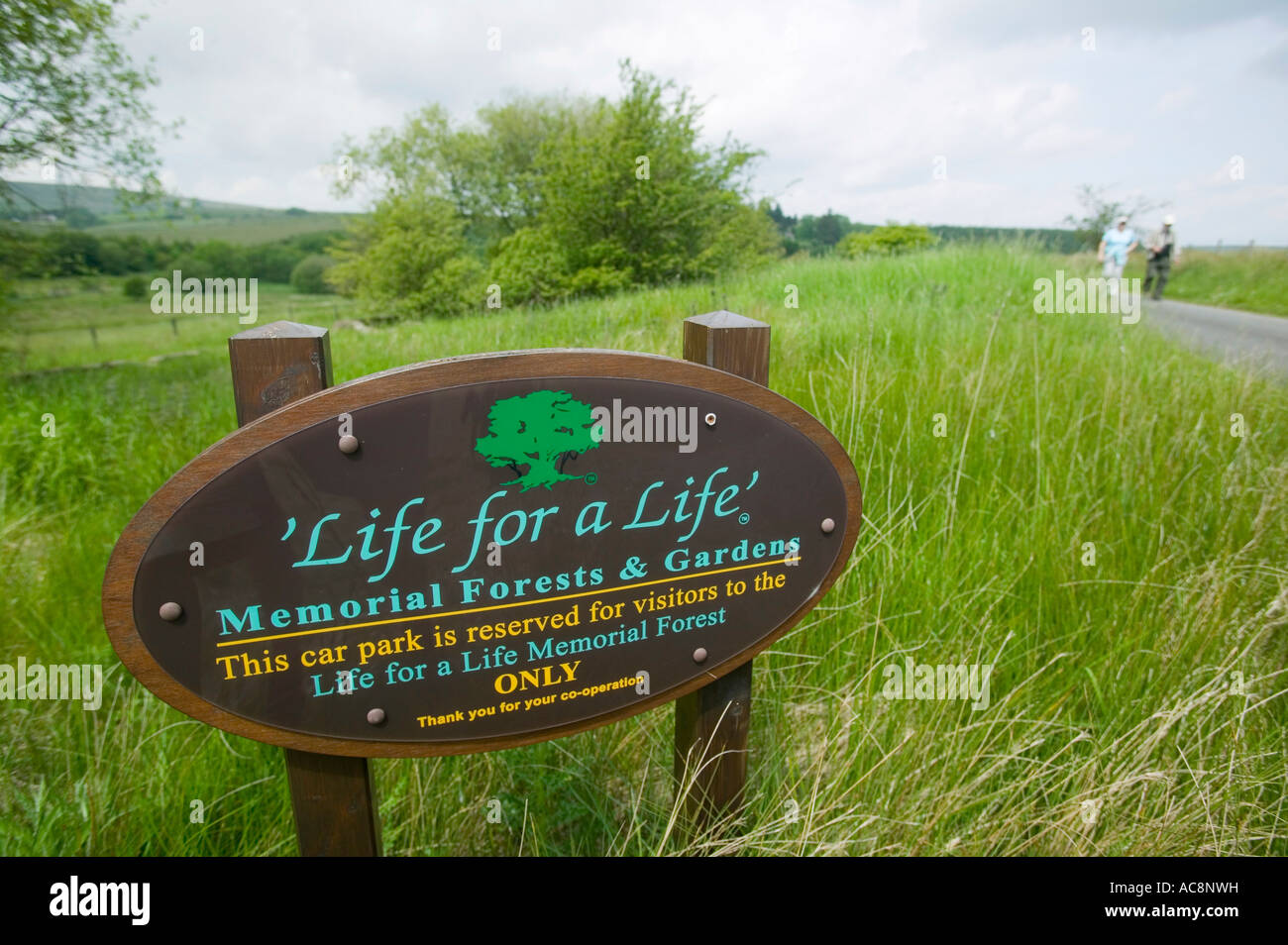 A woodland burial site at Stocks Reservoir in the Forest of Bowland