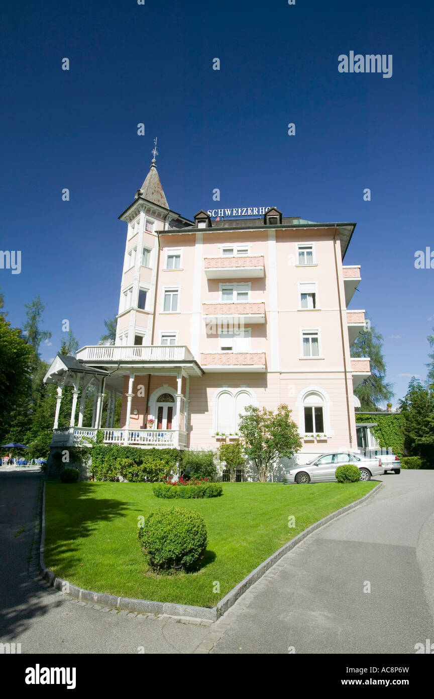 the Schweizerhof hotel in Flims, Switzerland Stock Photo - Alamy