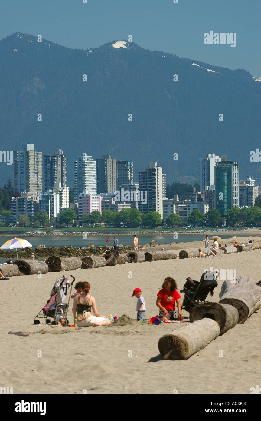 Kitsilano Beach, Vancouver, British Columbia, Canada Stock Photo - Alamy