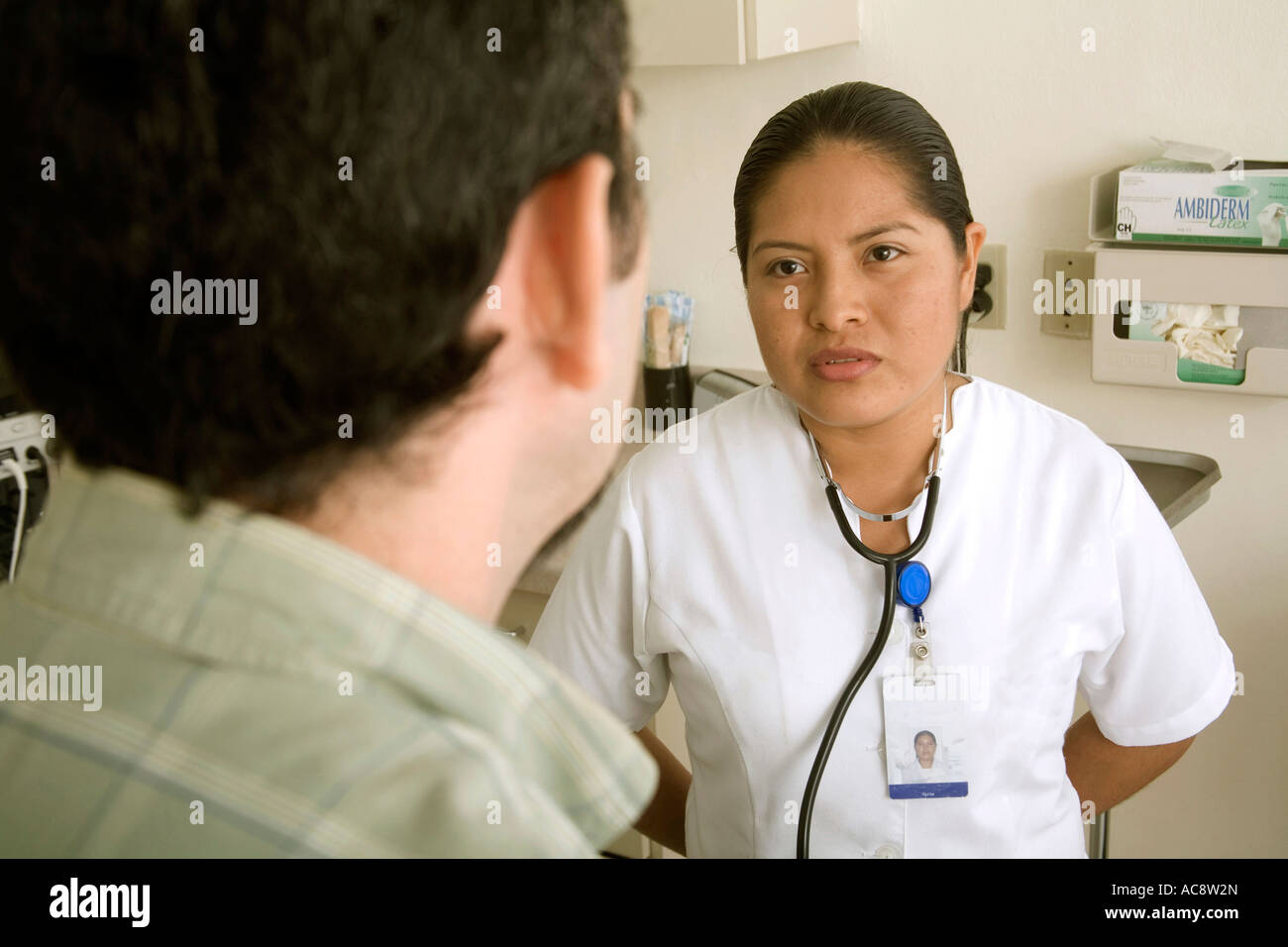 Mature female nurse hi-res stock photography and images - Alamy