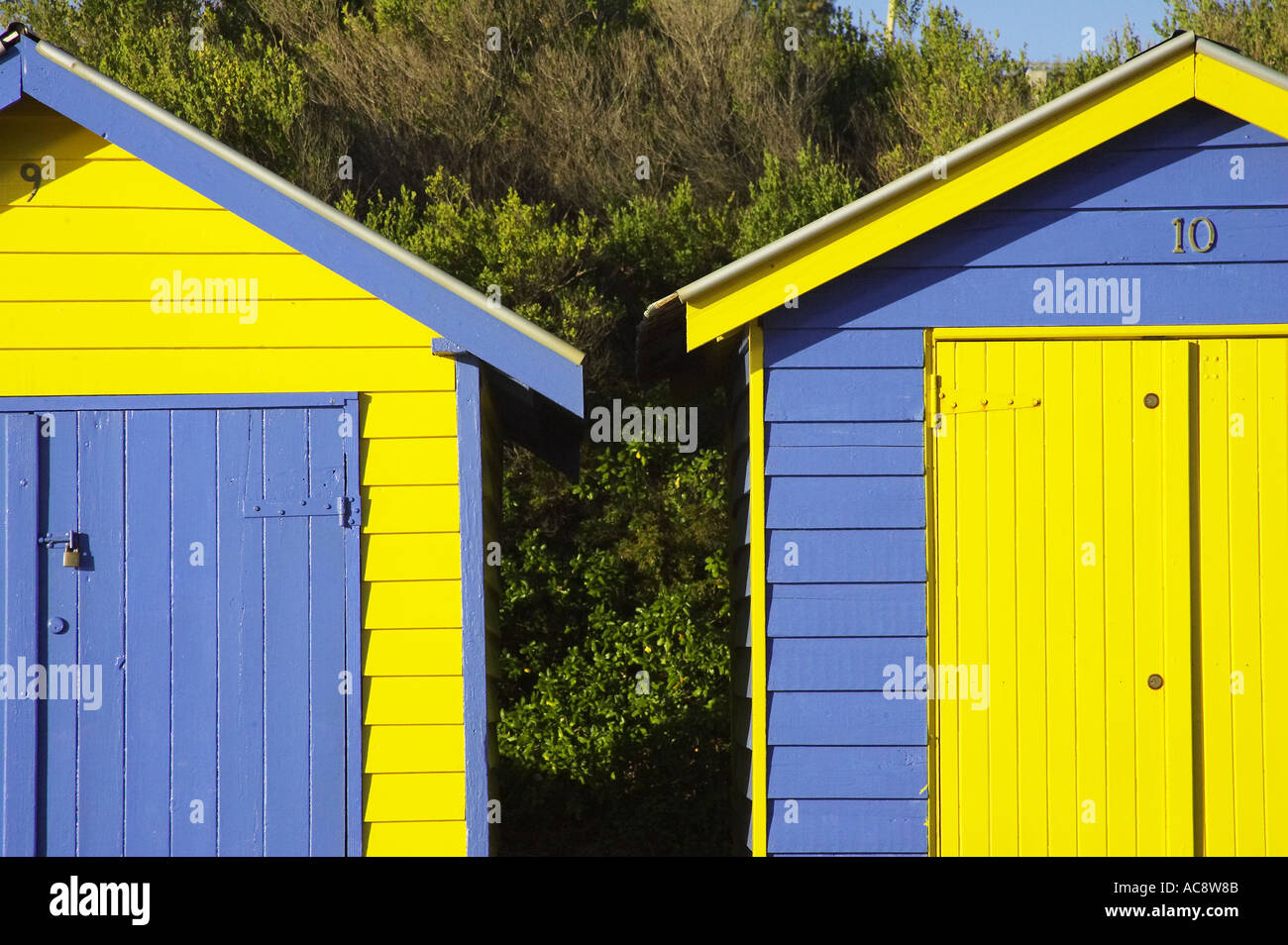 Bathing Boxes Middle Brighton Beach Port Phillip Bay Melbourne Victoria