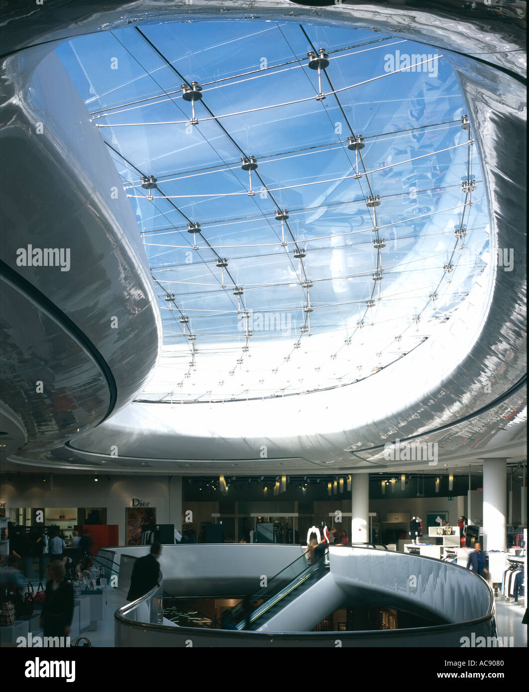Selfridges, Birmingham (2003) Main atrium skylight. Architect Future