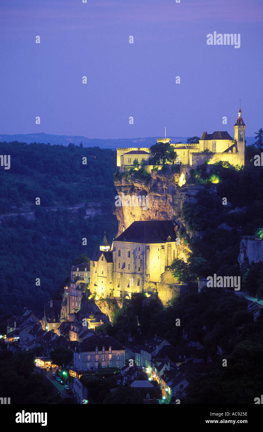 Steep steps Big stairs at Pilgrimage site Rocamadour, Departement Lot, Midi  Pyrenees, South West France France, Europe Stock Photo - Alamy