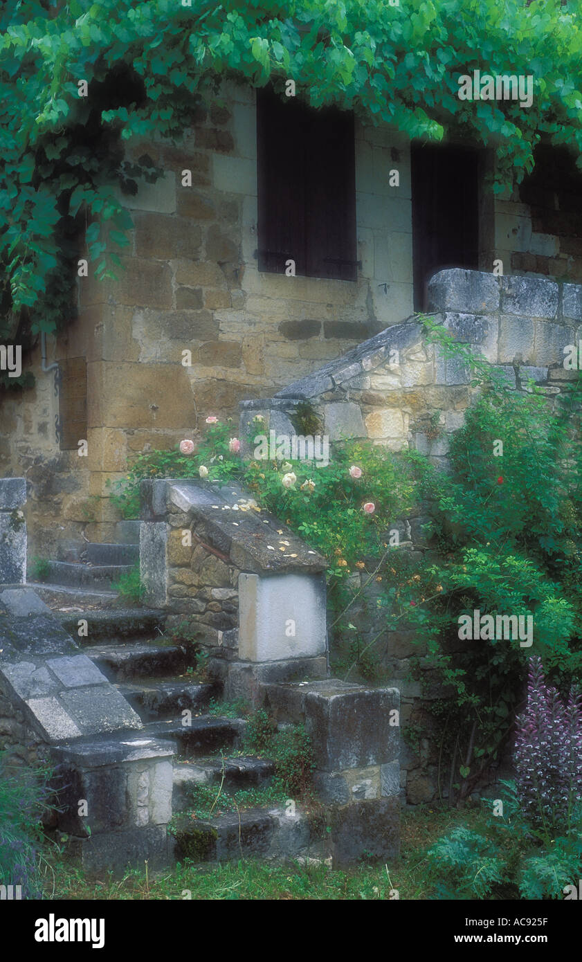 Carennac Dordogne Valley France Stock Photo