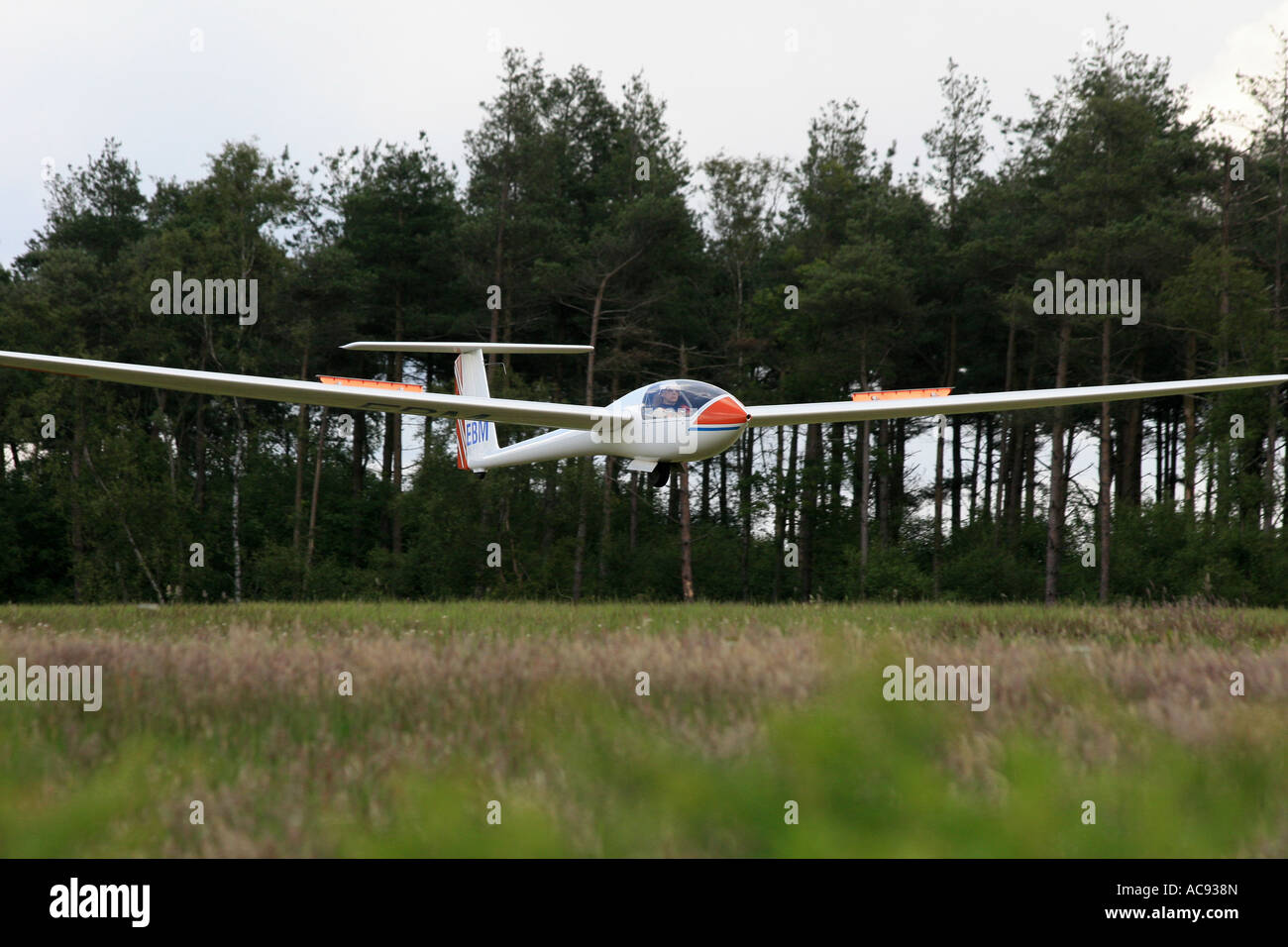 Glider at Sutton Bank Stock Photo Alamy