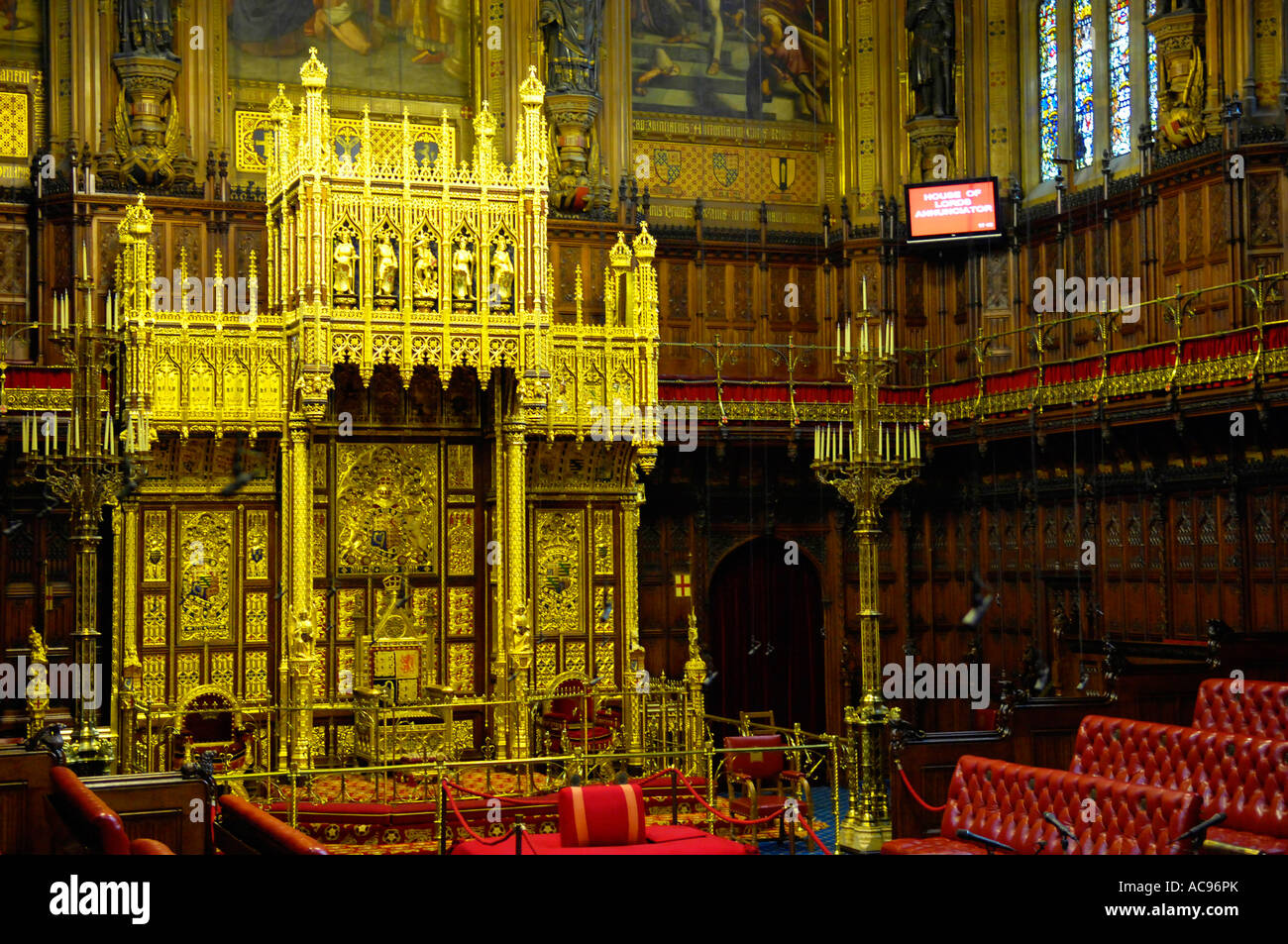 house of lords chamber Stock Photo Alamy