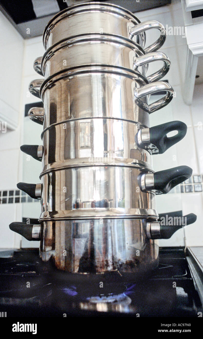 Cooking Steamer Stock Photo