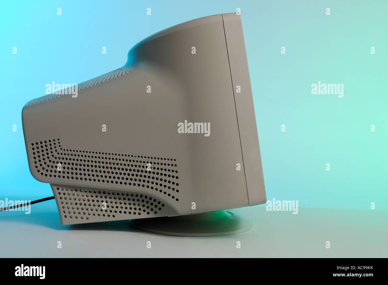 CRT monitor computer display Stock Photo - Alamy