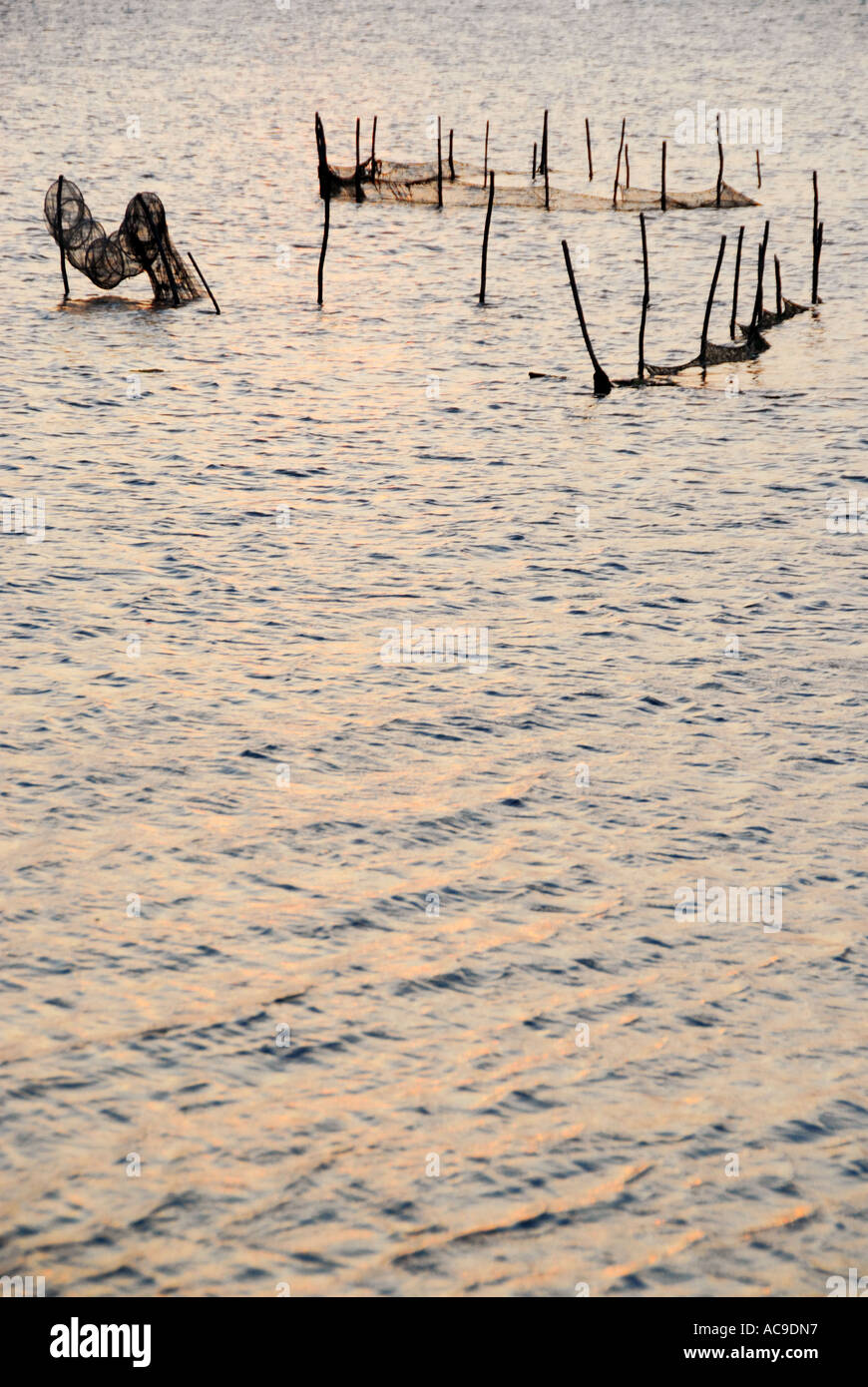 Sunset over the Venetian lagoon Stock Photo - Alamy