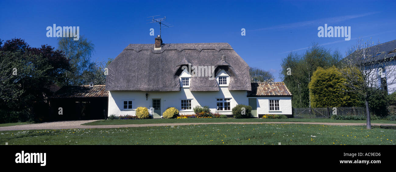 Cottage in Barrington village near Cambridge Stock Photo