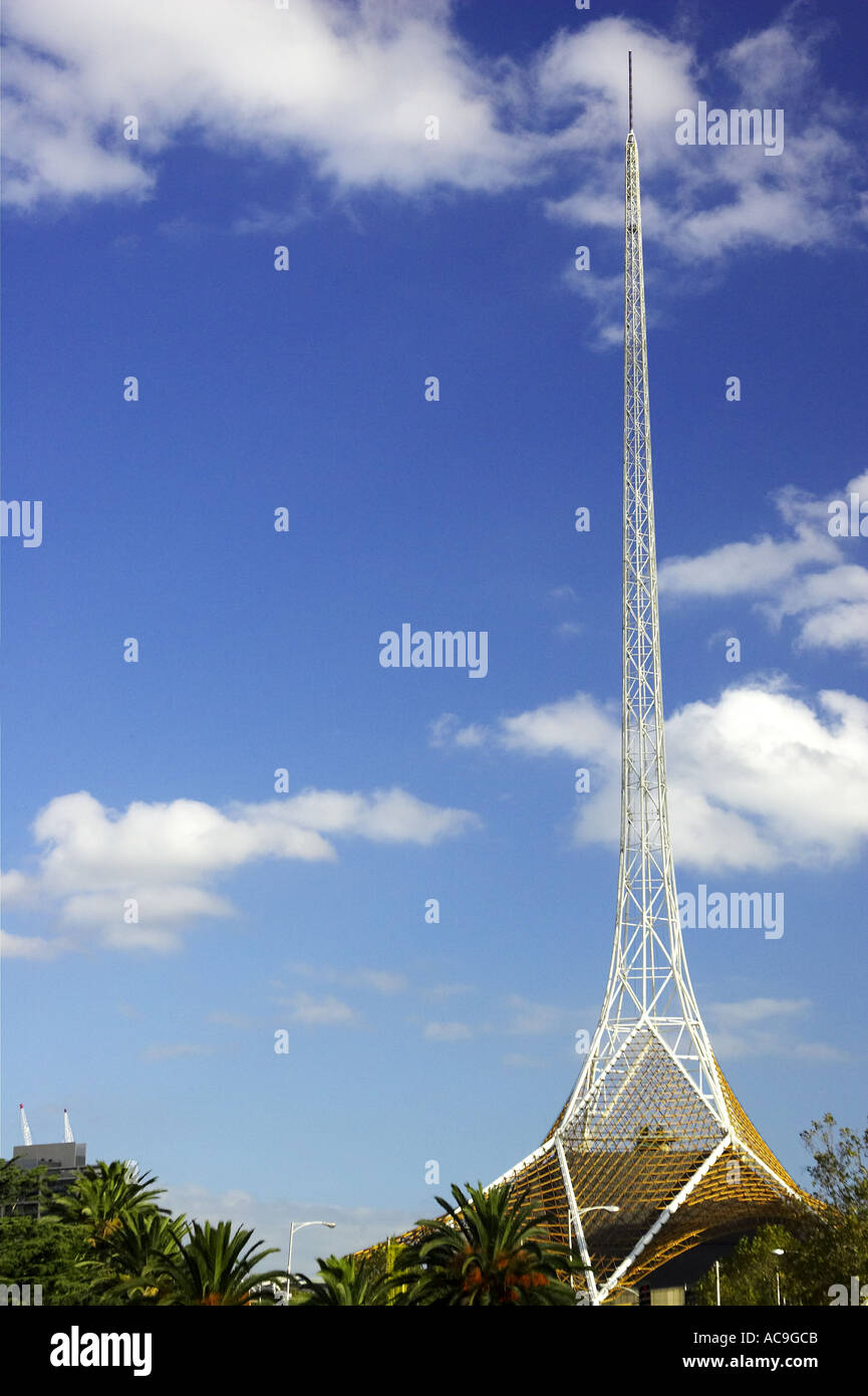 Spire of Victorian Arts Centre Melbourne Victoria Australia Stock Photo ...