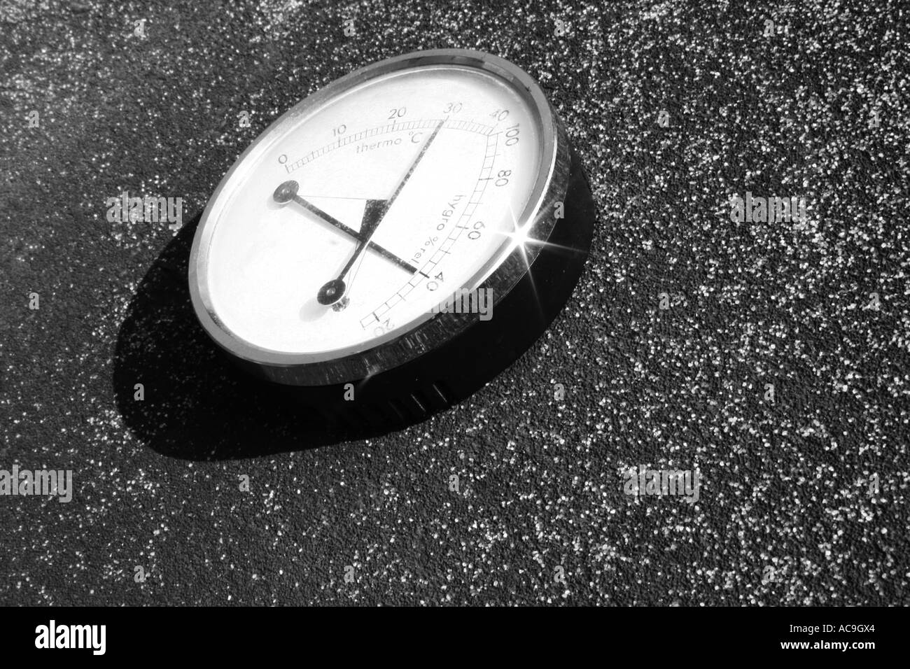 Hot cold thermometer Black and White Stock Photos & Images - Alamy