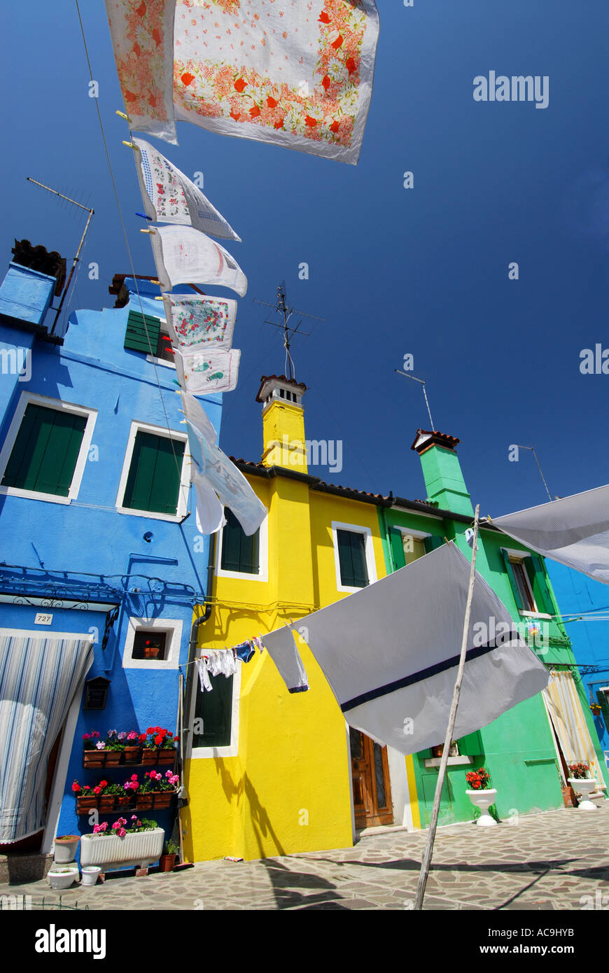 Burano a small beautiful island close to Venice Italy Famous for lace