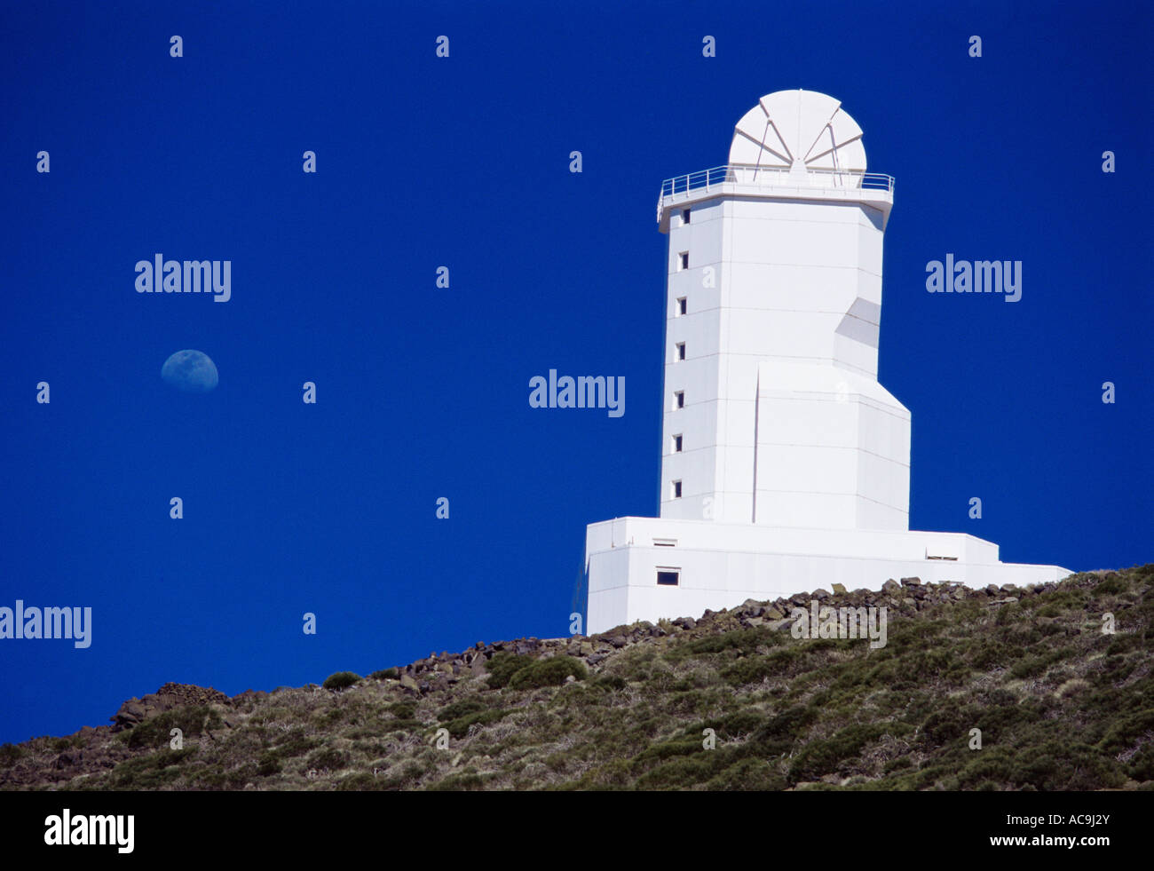 Izana astronomic observatory Tenerife Canary Islands Stock Photo