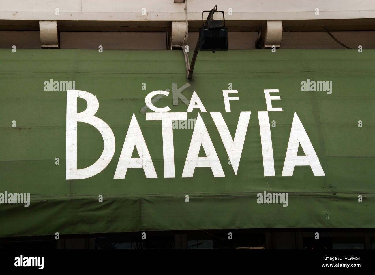 Cafe Batavia Jakarta Indonesia Stock Photo