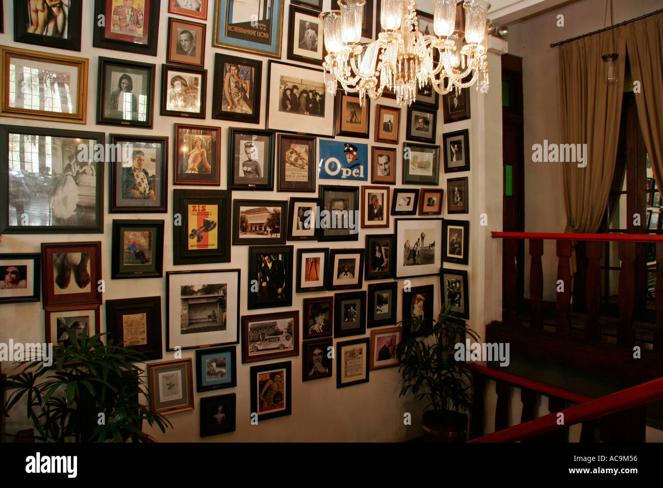 Interior Of Cafe Batavia Jakarta Indonesia Stock Photo Alamy