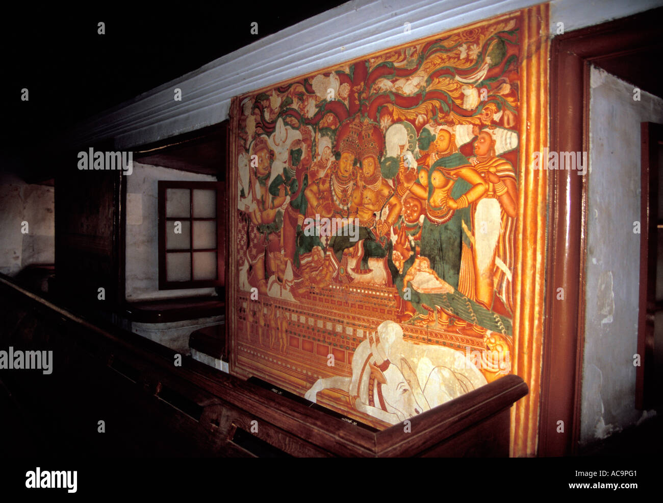 Mural at Mattancherry Palace (Dutch Palace), Mattancherry, Kochi