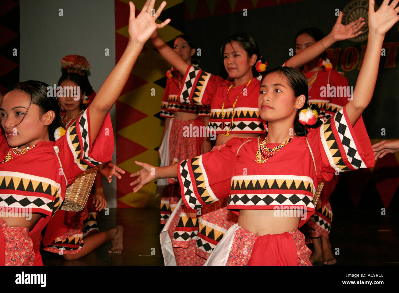 Traditional dancers from southern Philippines at show in Intramuros ...