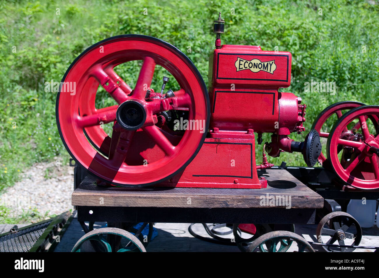 Hit and miss engine stock photo alamy