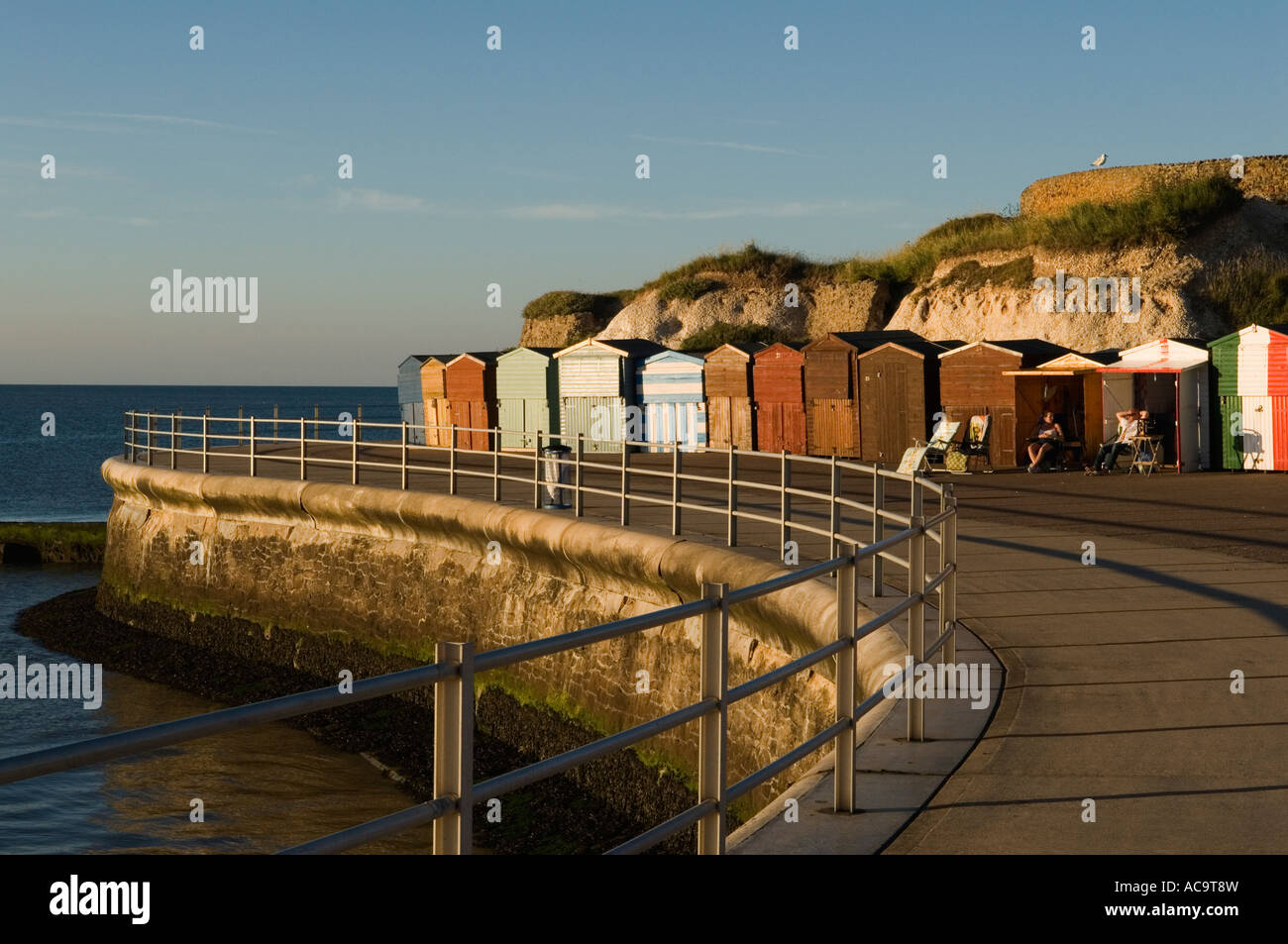 Isle of beach huts Westgate on Sea Kent UK 2007 2000s HOMER