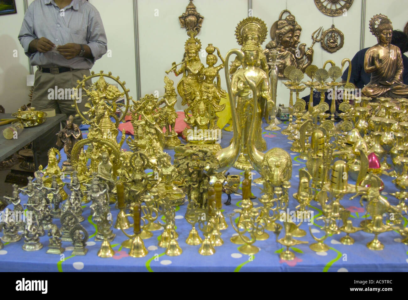 brass figurines of hindu deities Stock Photo Alamy