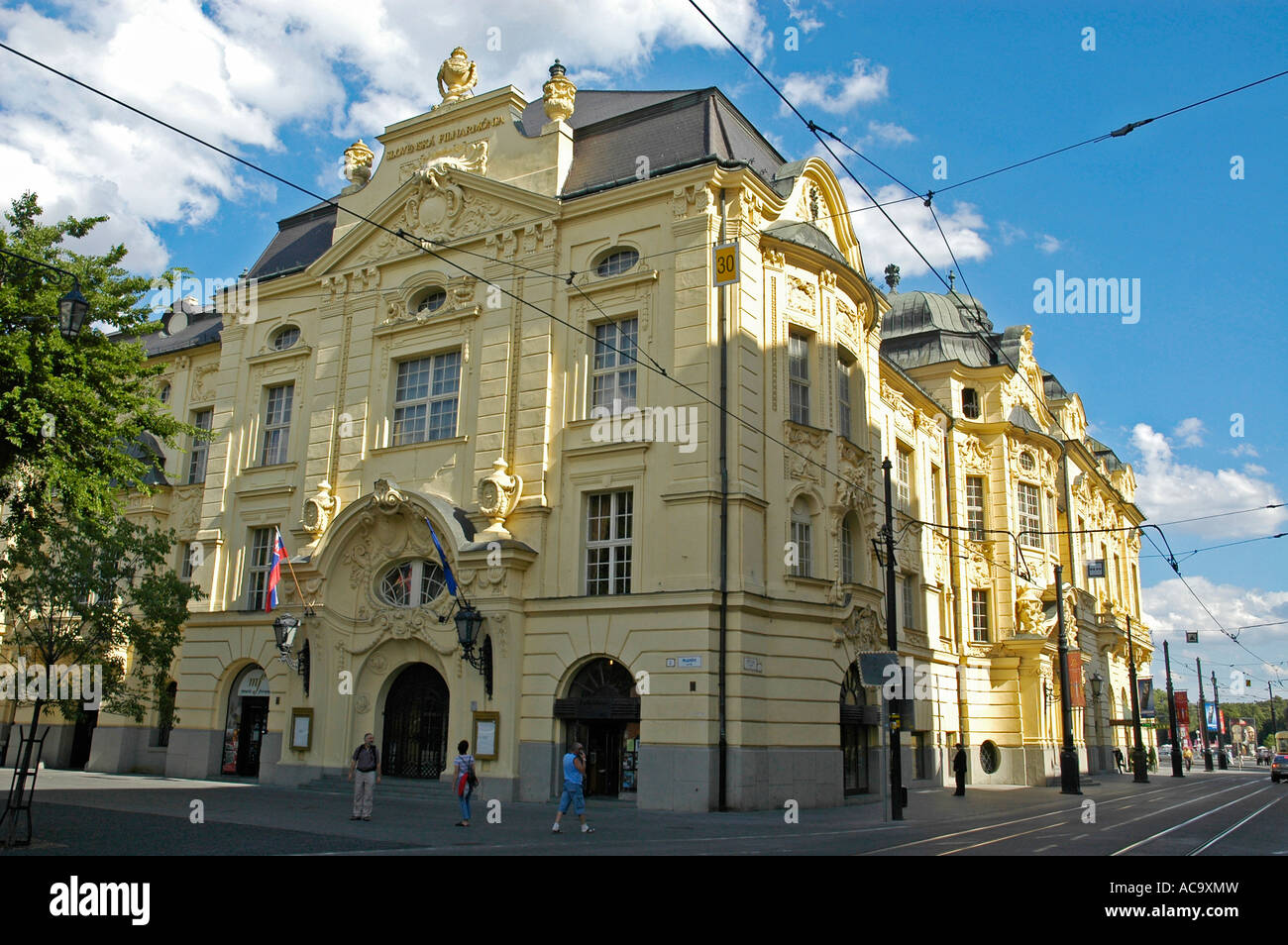 Slovak Philharmony, Reduta building, Bratislava, Slovakia Stock Photo
