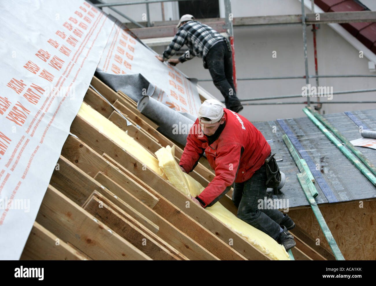 Building of a house, Essen, North RhineWestphalia, Germany Stock Photo Alamy