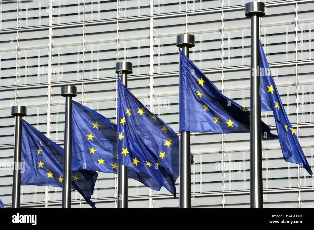 Building of the European commisson, Brussels, Belgium Stock Photo