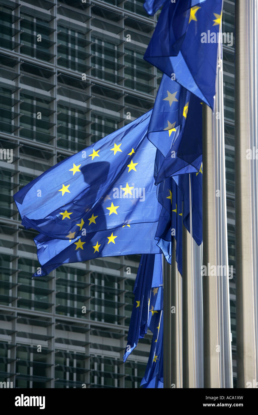 Building of the European commisson, Brussels, Belgium Stock Photo