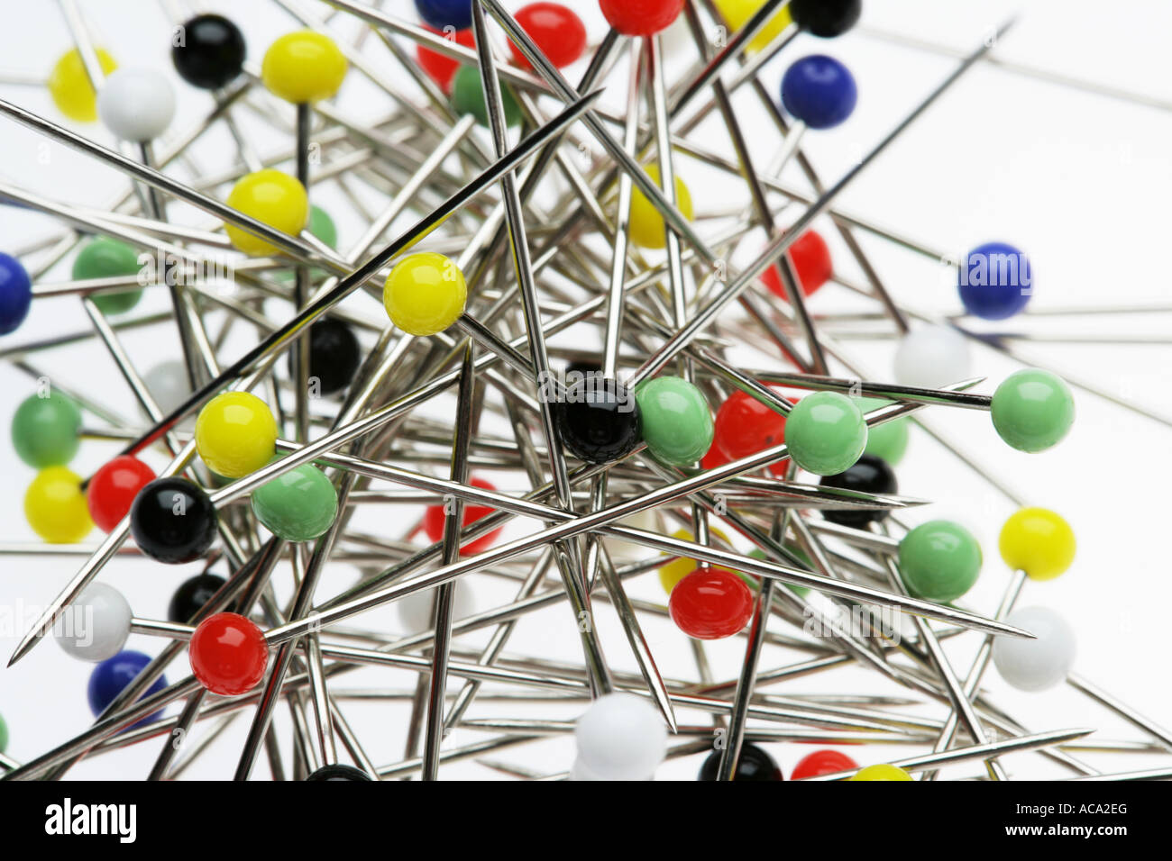 Pile of pins colors hi-res stock photography and images - Alamy