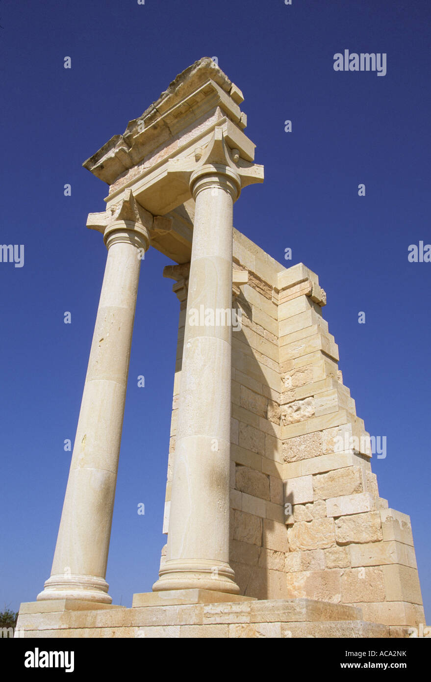 Apollo temple, Hylates, Kourion, Cyprus Stock Photo