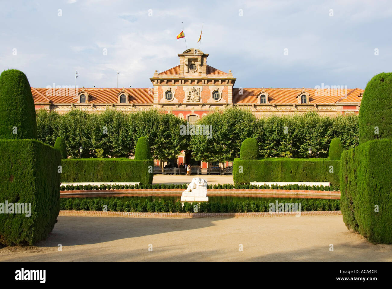 Parlament de Catalunya, the legislative building of Catalonia, Barcelona, Spain Stock Photo