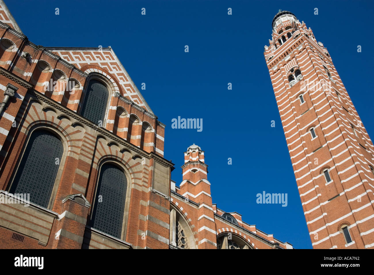 Westminster Roman Catholic Cathedral, Victoria, London, England, UK Stock Photo