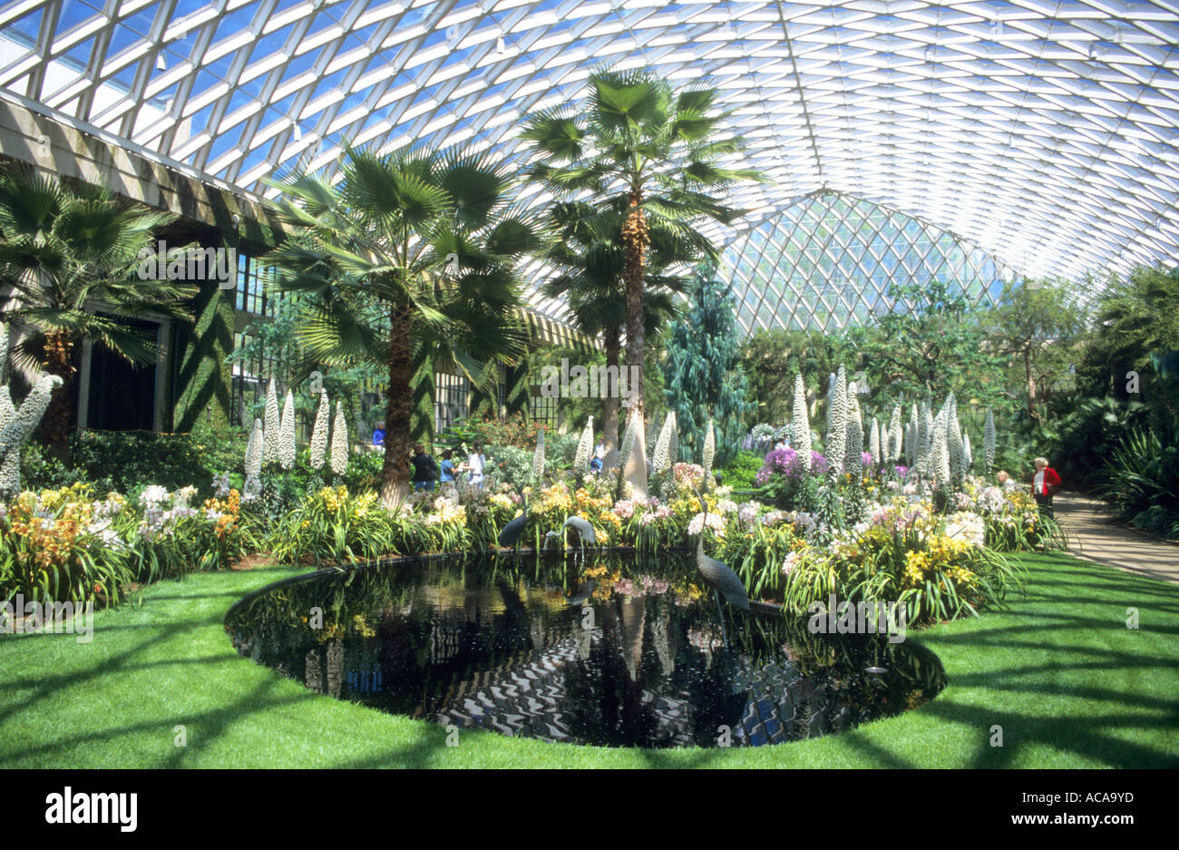 Interior Of The Conservatory At Longwood Gardens Philadelphia