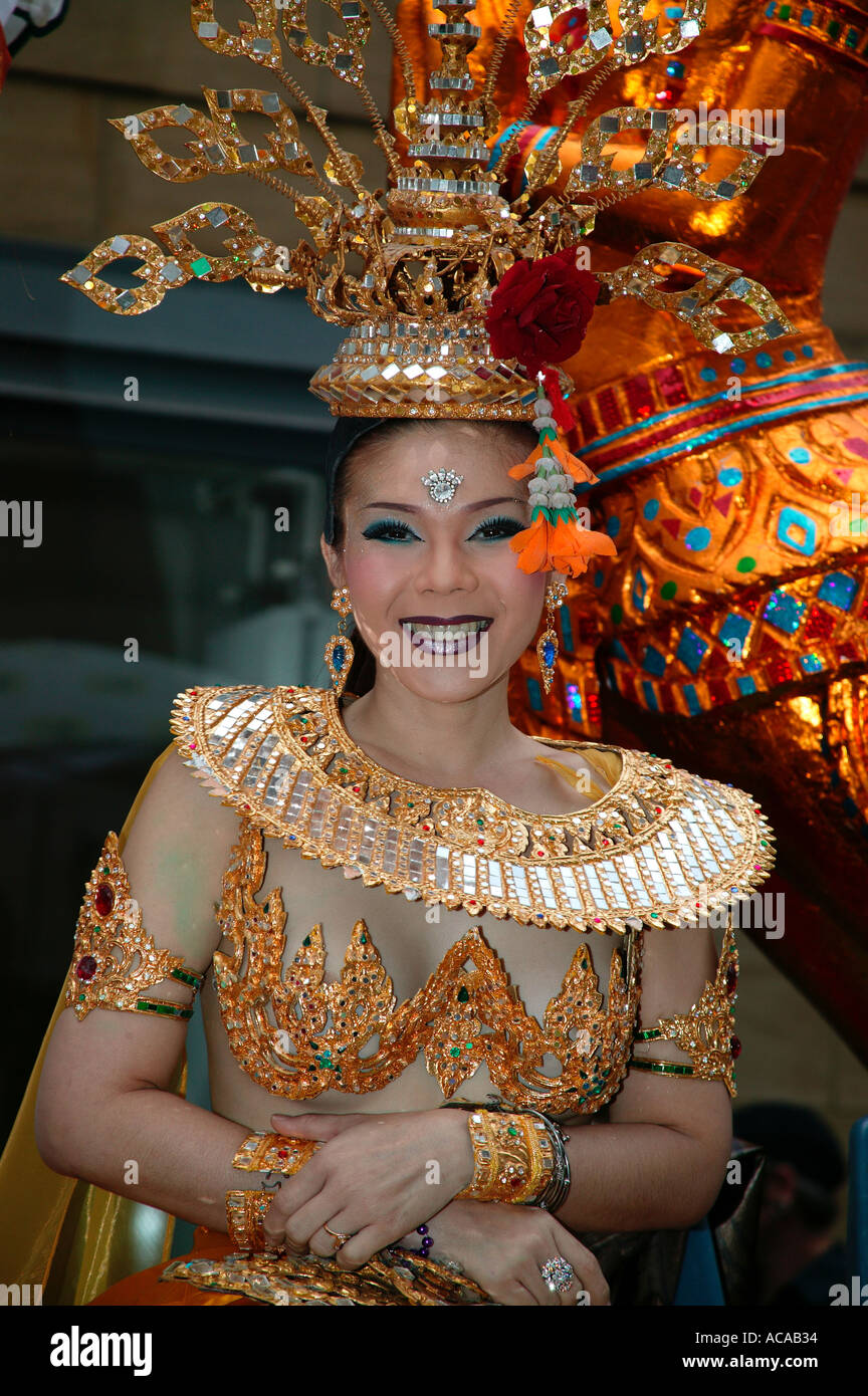 Lady Boy Bangkok at the Edinburgh Festival Cavalcade Scotland UK 2003 Stock Photo