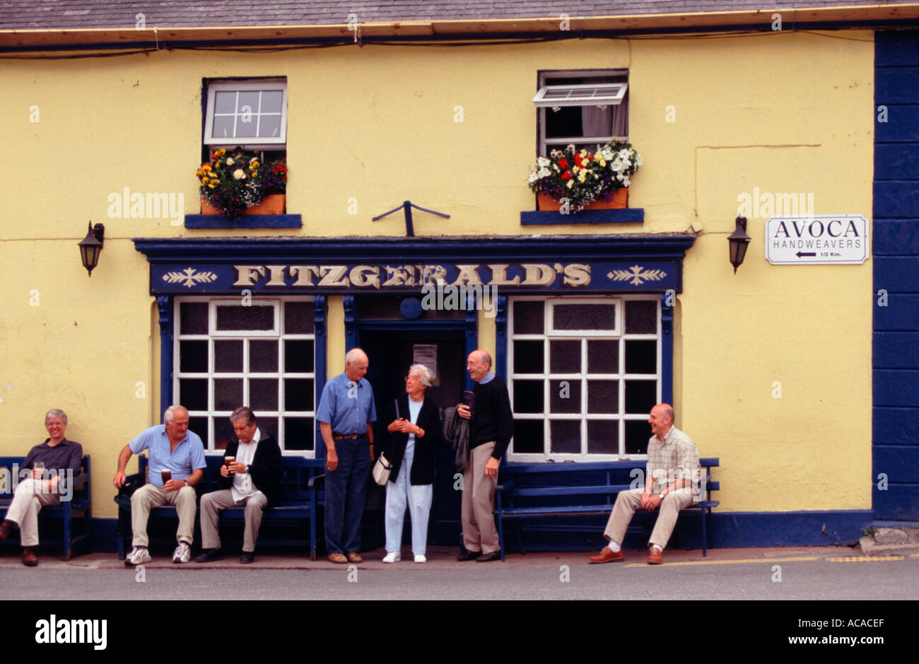 Fitzgeralds Pub Avoca Co Wicklow Ireland Stock Photo Alamy