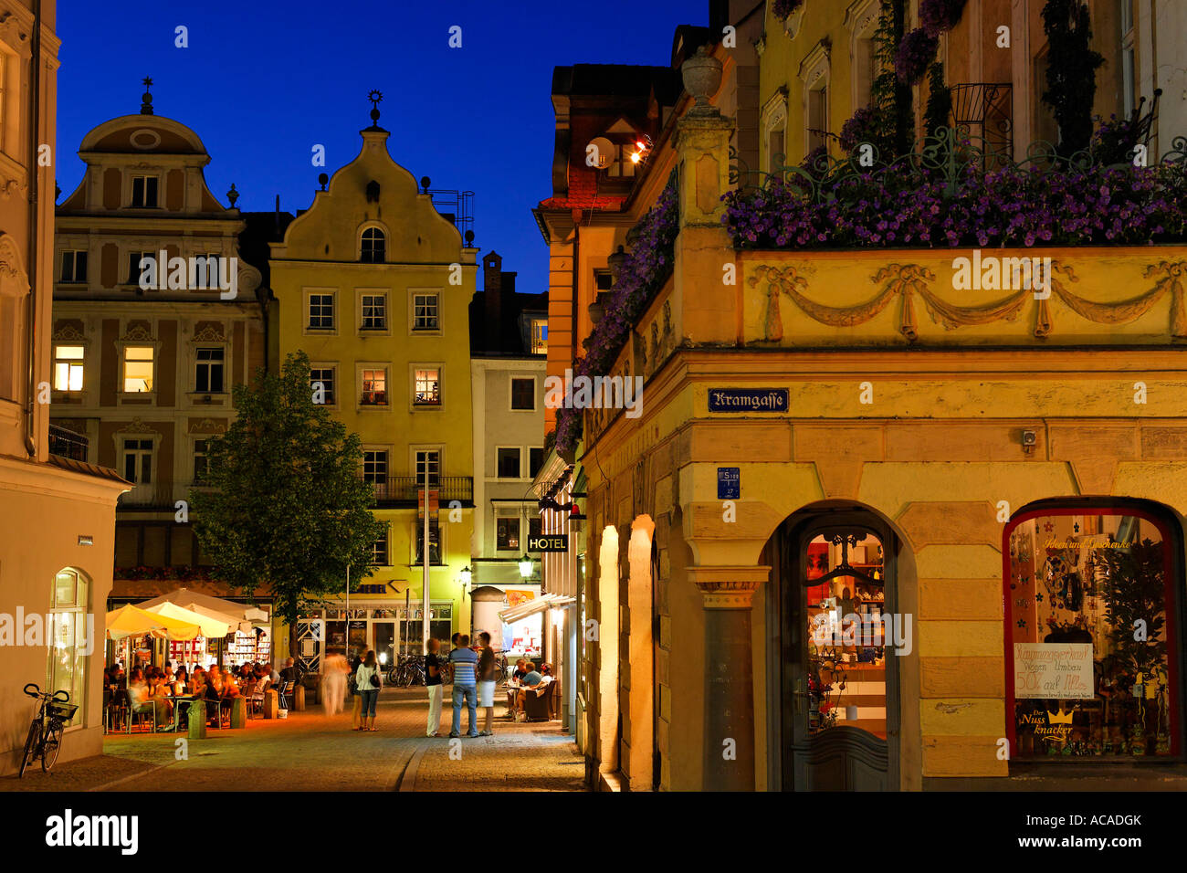 Regensburg, Upper Palatinate, Bavaria, Germany Stock Photo