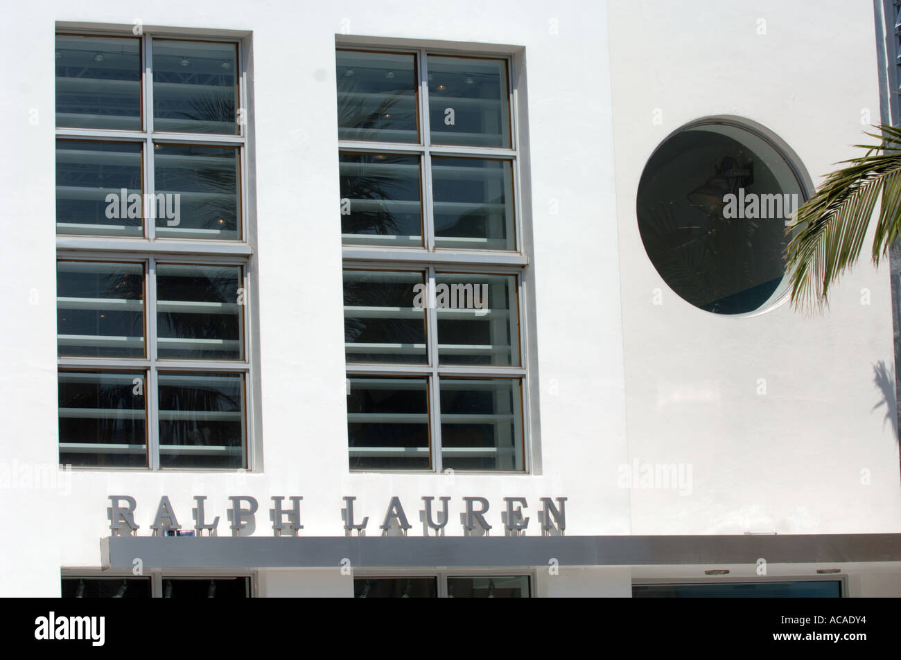 The Ralph Lauren store. South Beach Miami Florid USA Stock Photo - Alamy