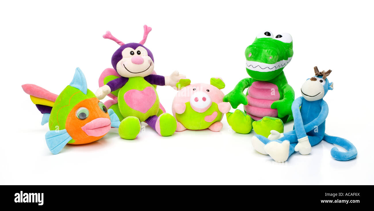 soft toys, children,babies,tots Stock Photo Alamy