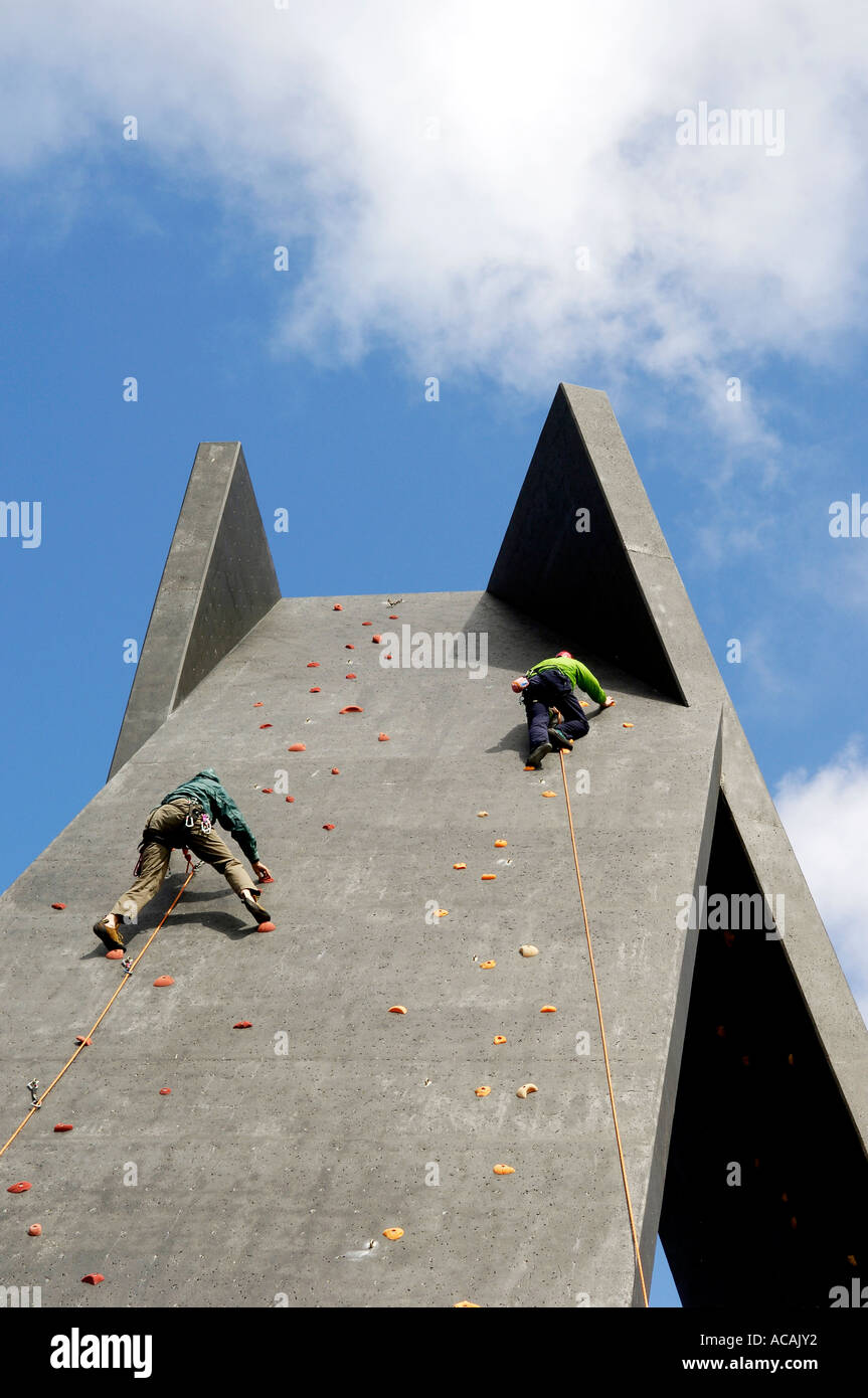 Climbing tower Gateway Park Blackpool Stock Photo Alamy
