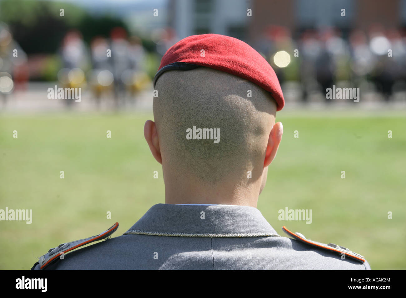 German military policeman Stock Photo