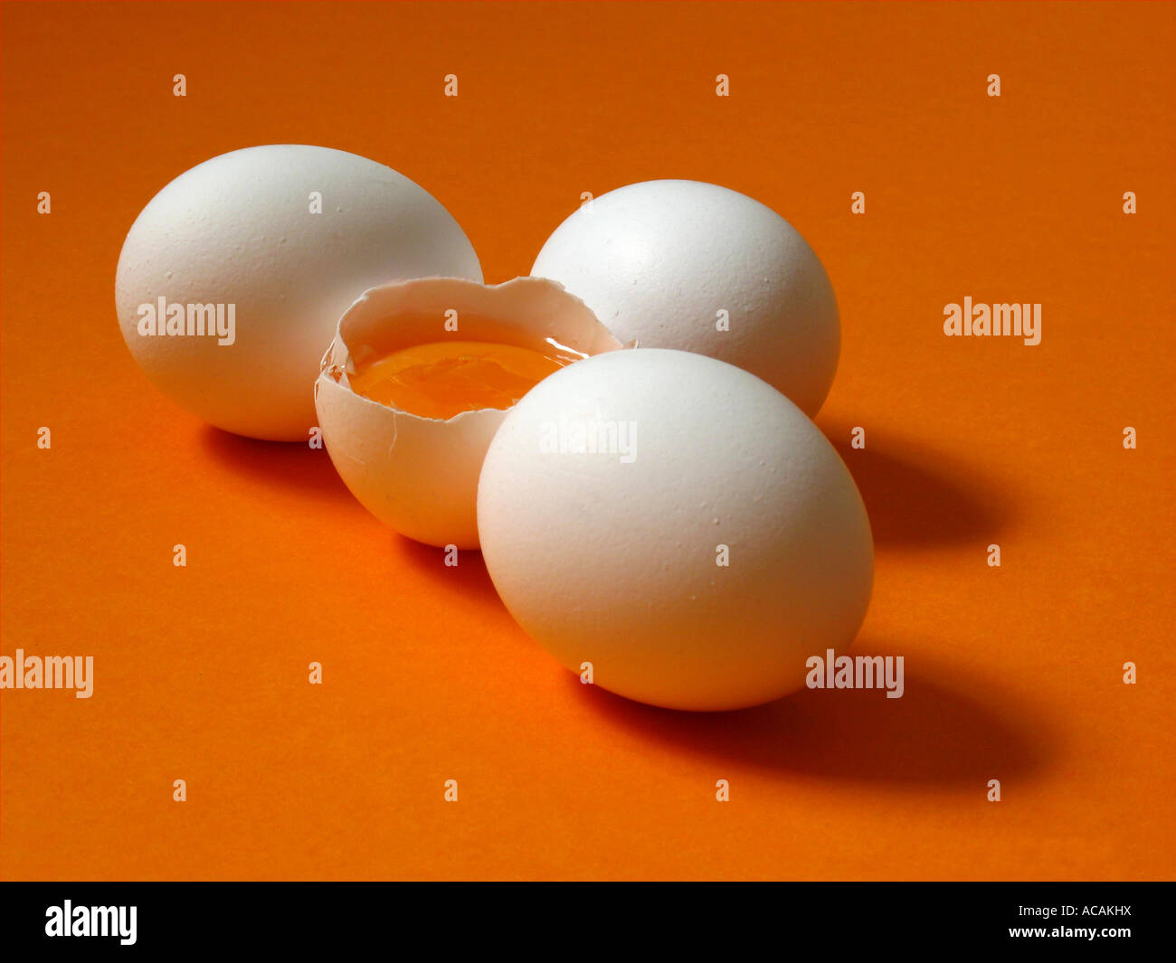 Eggs and egg yolk Stock Photo Alamy