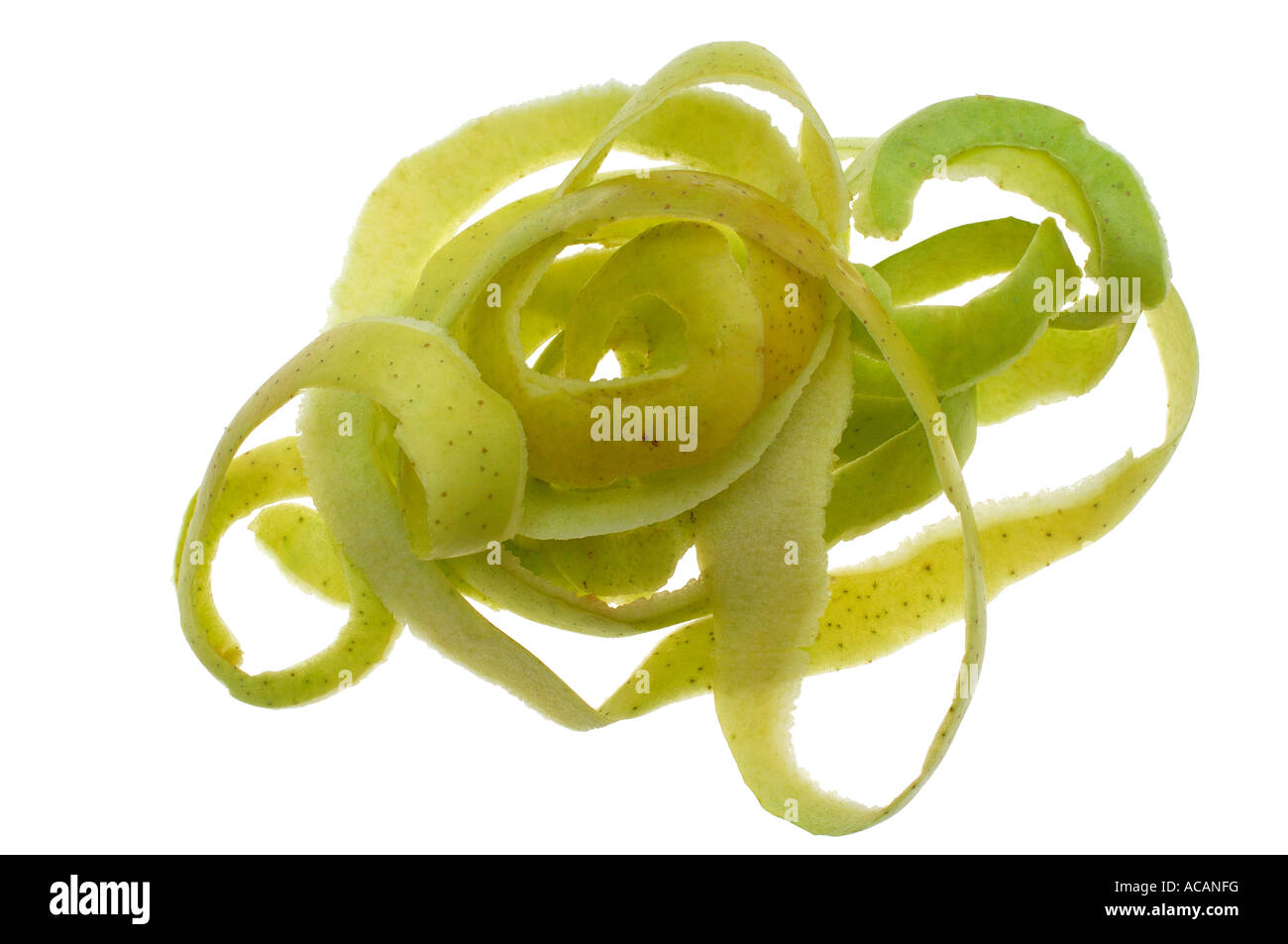 Apple peel Stock Photo