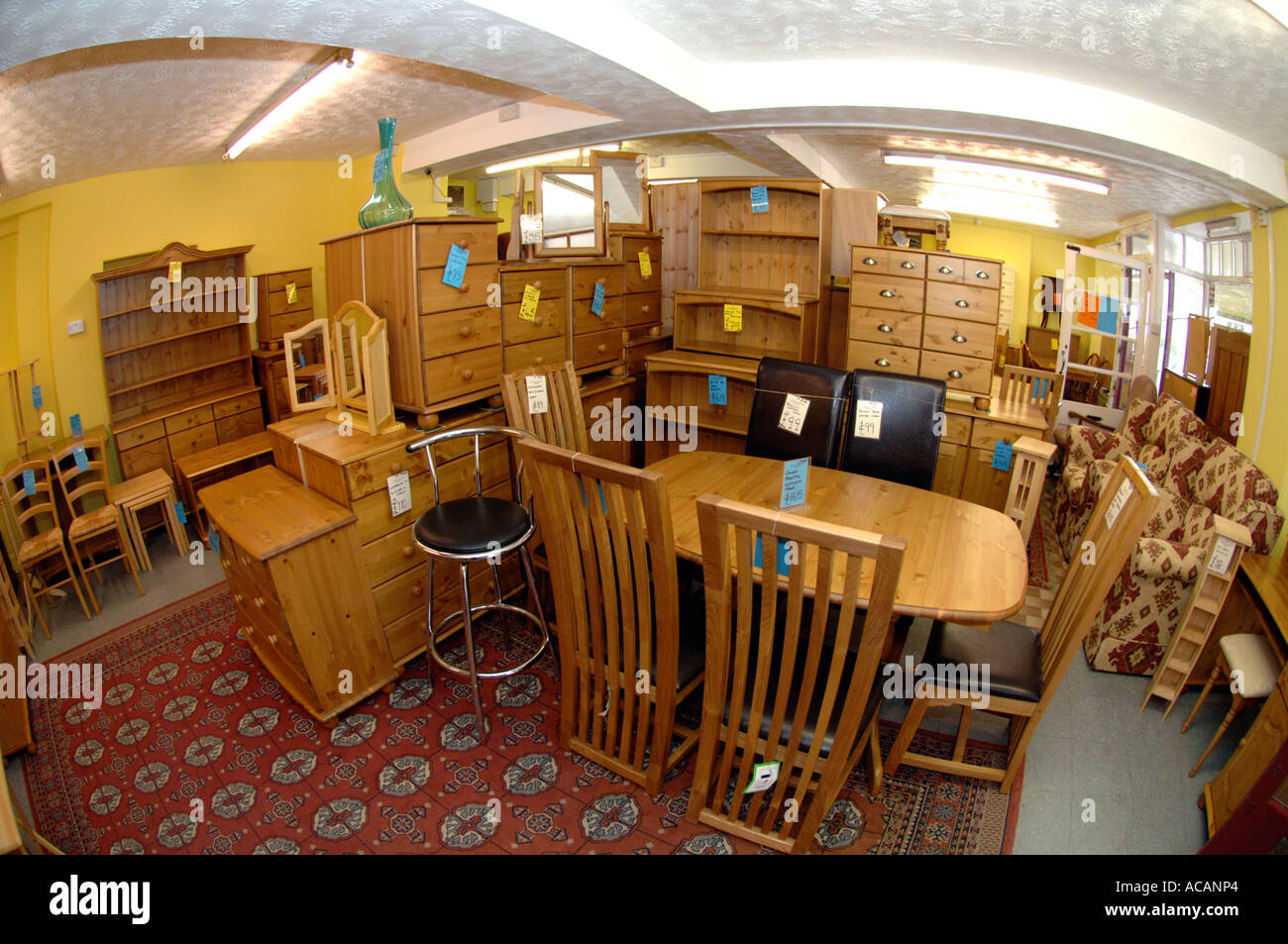 Furniture shop, Britain UK Stock Photo Alamy