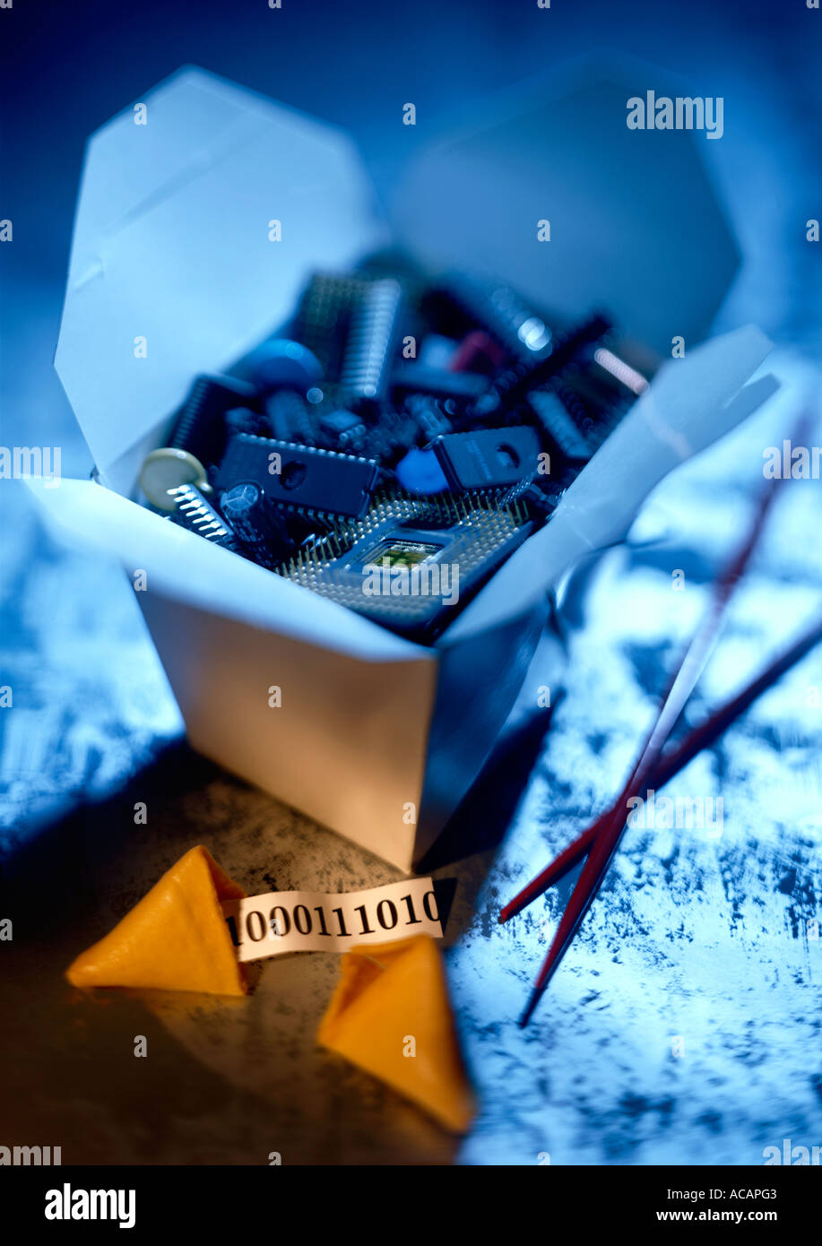 Binary chips hi-res stock photography and images - Alamy